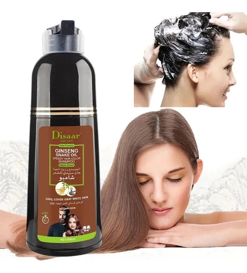DISAAR SHAMPOO - TINTURA TU CABELLO EN 10 MINUTOS!!!
